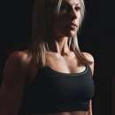 Lesbian Fitness Freak with Sporty Body in Logan